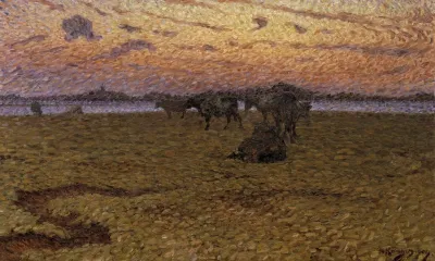 Cows On The Beach