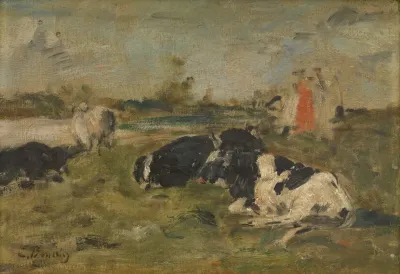 Cows On The Meadow