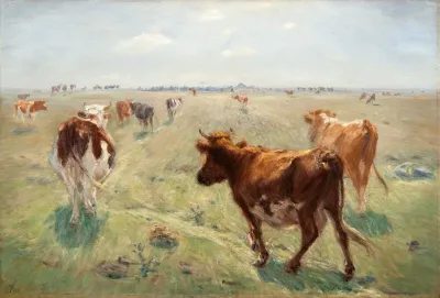 Cows Out To Graze