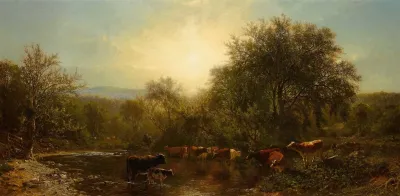 Cows Watering