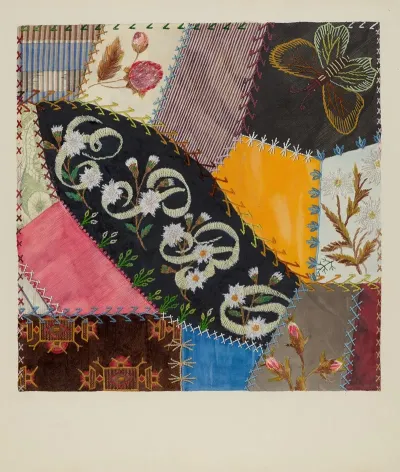 Crazy Quilt Detail 2