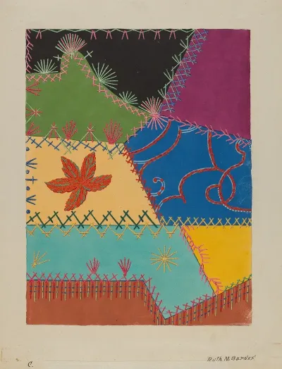 Crazy Quilt Detail 5