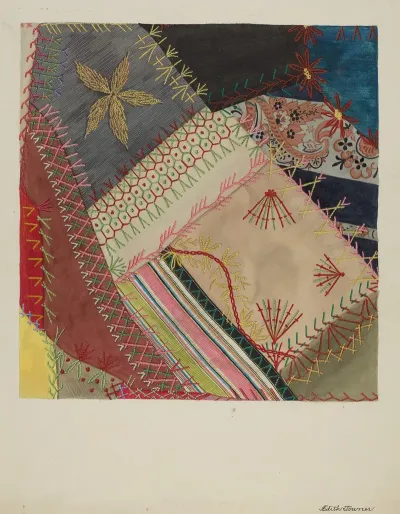 Crazy Quilt Detail