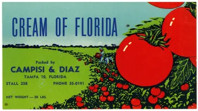 Cream Of Florida Tomato Label