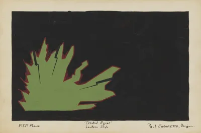 Created Equal Sketch No 16 Lantern Slide Green Shape