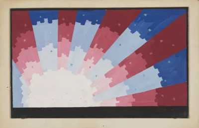 Created Equal Sketch No 18 Stereopticon Background Red White And Blue