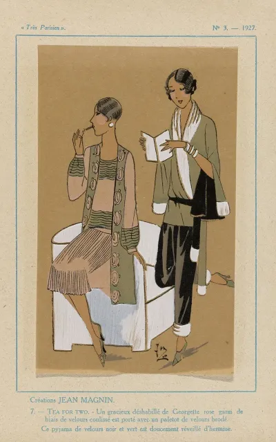 Creations Jean Magnin Tea For Two 2