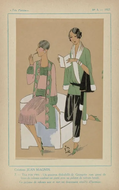 Creations Jean Magnin Tea For Two