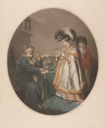 Credulous Lady And Astrologer