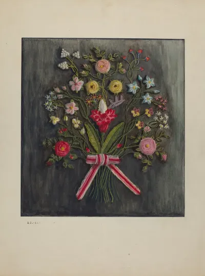Crewel Wreath
