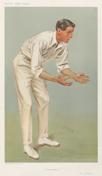 Cricket A Century Maker K L Hustings 14 August 1907