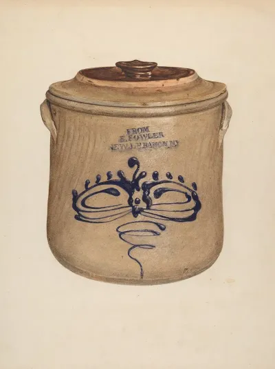 Crock With Cover 2