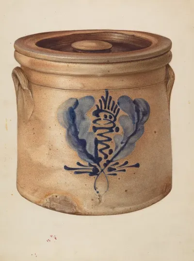 Crock With Cover