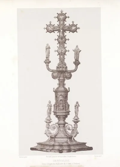 Croix Dargent Du Baptistere De St Jean A Florence