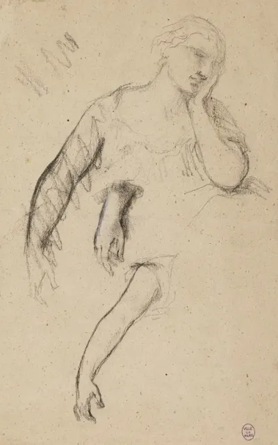 Croquis De Buste De Femme Et Deux Croquis De Main Et De Bras