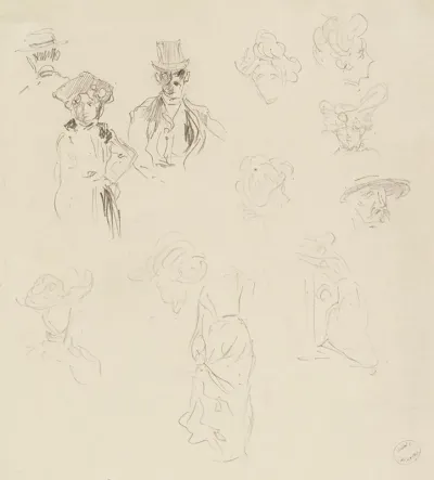 Croquis De Parisiens