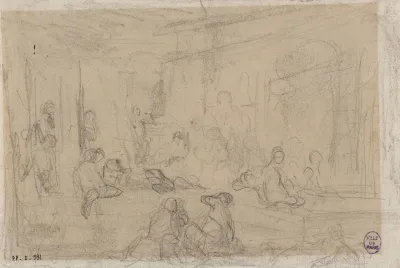 Croquis Pour Un Tableau