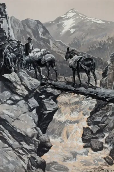 Crossing The Rushing Stream