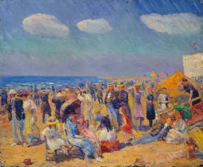 Crowd At The Seashore