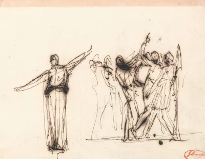 Crowd Before A Prophetess