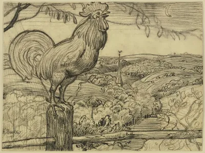 Crowing Cock 2
