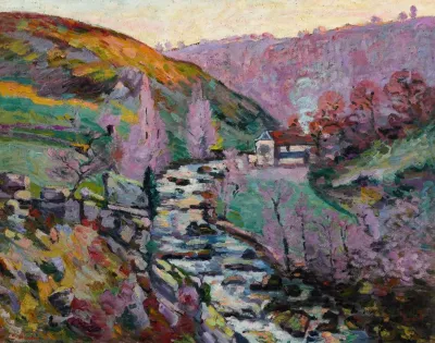 Crozant La Folie Le Soir