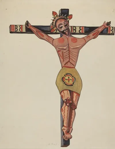 Crucifix From The Vicinity Of Mora