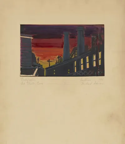Crucifixion Factories Back Drop