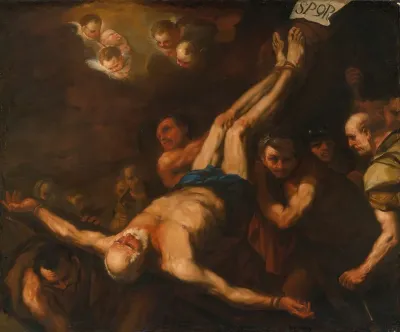 Crucifixion Of St Peter