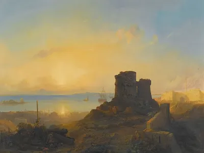 Crusader Castle On The Ottoman Coast