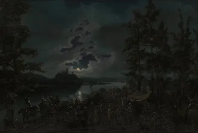 Crusaders Attacking The Castle Of Punia