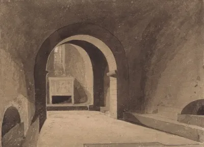 Crypt Of Saint Gervaise Rouen Normandy
