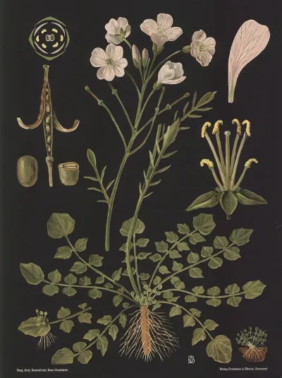 Cuckoo Flower Cardamine Pratensis
