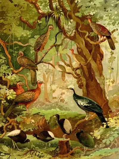 Cujubi Jacus Aracuas Jacamins
