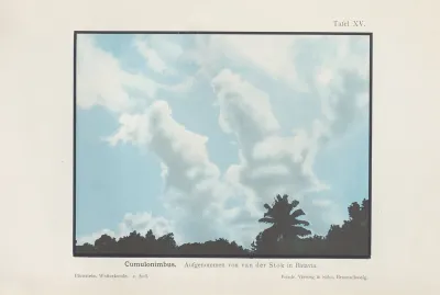 Cumulonimbus Aufgenommen Von Van Der Stok In Batavia