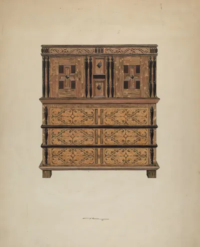 Cupboard With Drawers