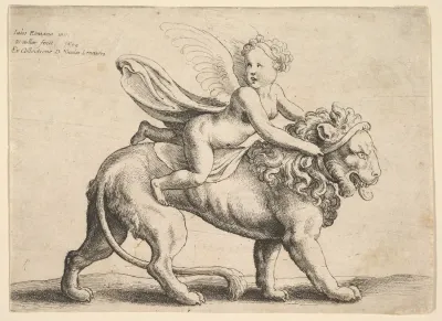 Cupid On A Lion