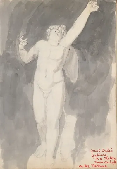 Cupid Shooting An Arrow Uffizi Florence