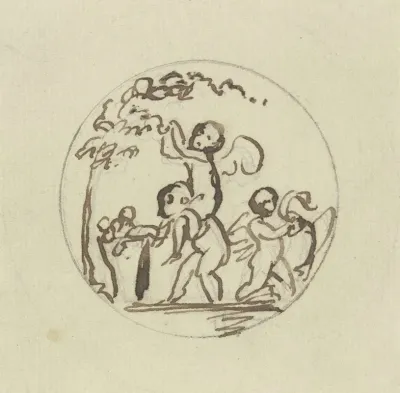 Cupids At The Grape Picking