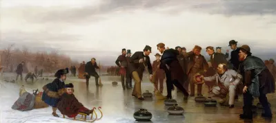 Curling A Scottish Game At Central Park