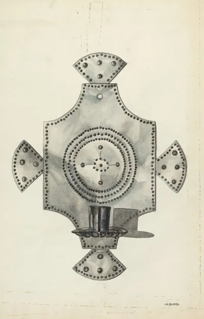 Cut Tin Candle Holder 3