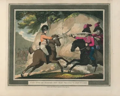Cut Two And Horses Off Side Protect New Guard