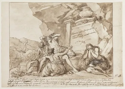 Cygnus Son Of Sthenelus Is Transformed Into A Swan Out Of Grief Over The Death Of Phateon