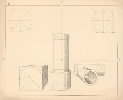 Cylindrical Columns Support Pillars