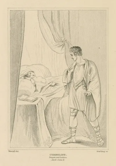 Cymbeline Act 2 Scene 2 A Bedchamber Imogen In Bed Jachimo