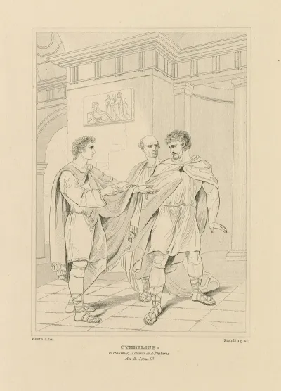Cymbeline Act 2 Scene 4 Rome An Apartment In Philarios House Posthumus Philario And Iachimo