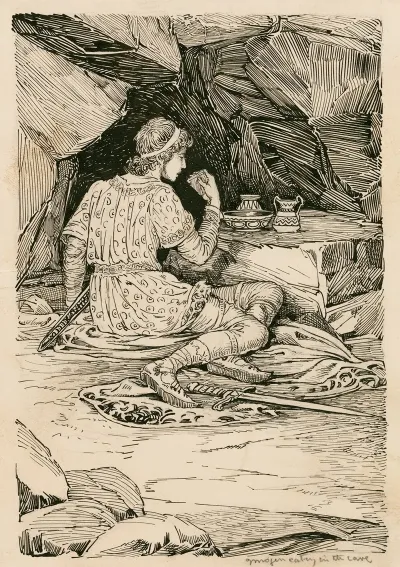 Cymbeline Imogen Eating In The Cave