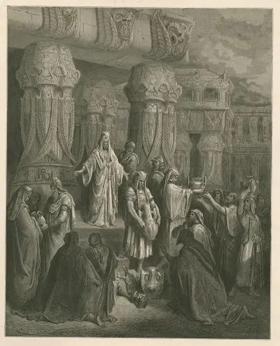 Cyrus Rendant Les Vases Du Temple De Jerusalem