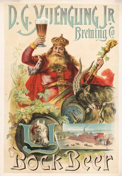 D G Yuengling Jr Brewing Co Bock Beer