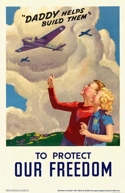 Daddy Helps Build Them To Protect Our Freedom